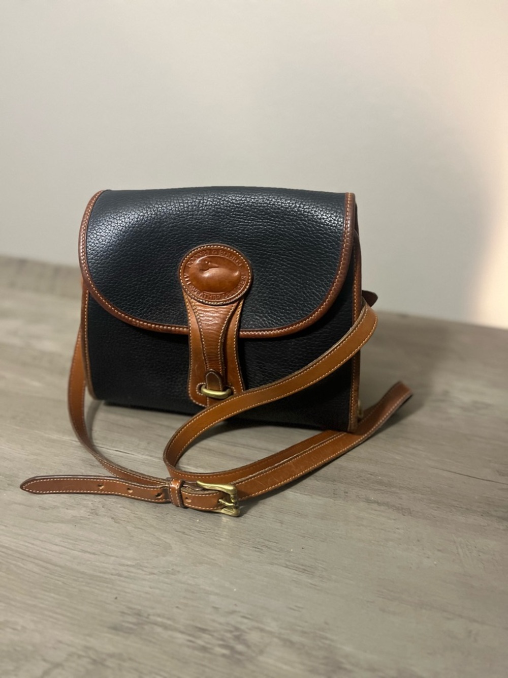 Vintage Dooney & Bourke All Weather Leather Crossbody